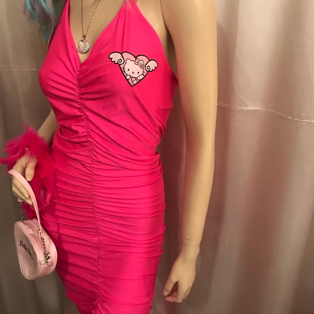 Pink Midi Dress